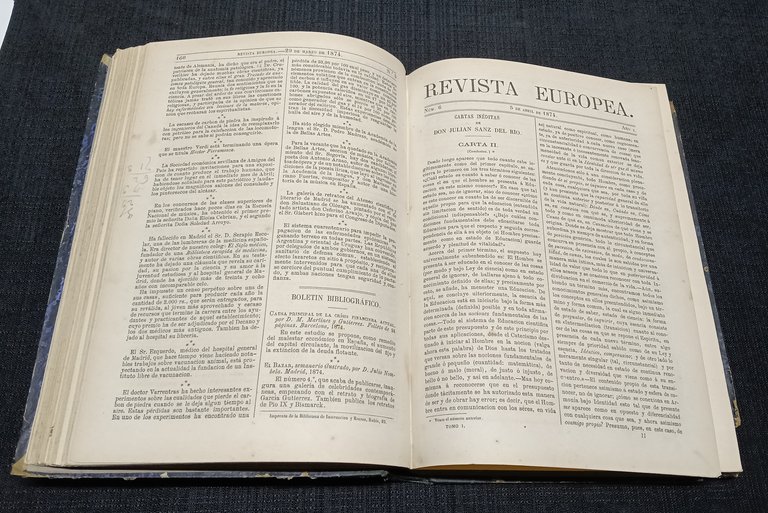 Revista Europea. Tomo Primero: Marzo, Abril, Mayo y Junio 1874. | Immagine Gallery 9