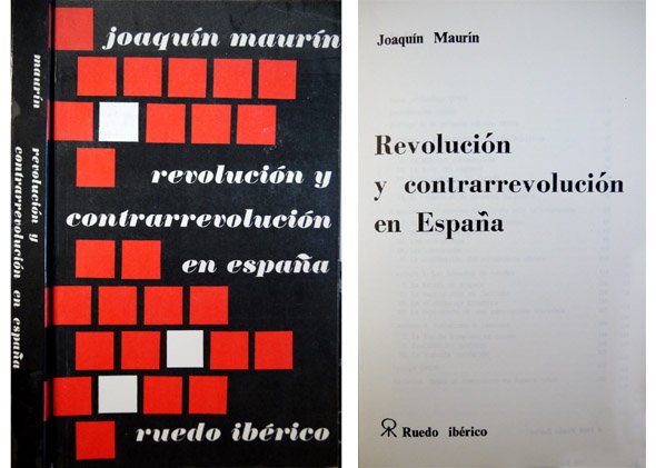 Revolución y Contrarrevolución en España.