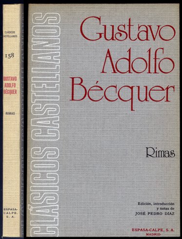 Rimas. Edición, introducción y notas de José Pedro Díaz. | Immagine principale