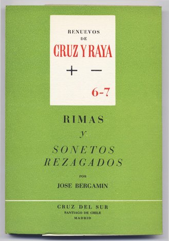 Rimas y sonetos rezagados.