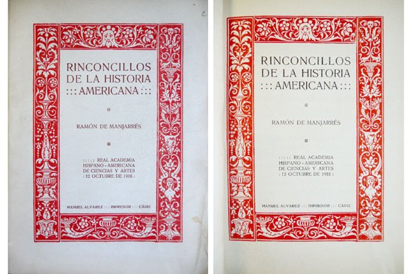 Rinconcillos de la Historia Americana. [(La Fiesta de la Raza …