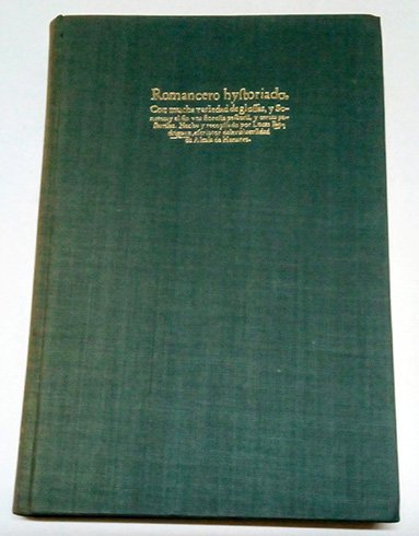 Romancero Historiado (Alcalá 1582). Edición, estudio, bibliografía e índices por … | Immagine principale