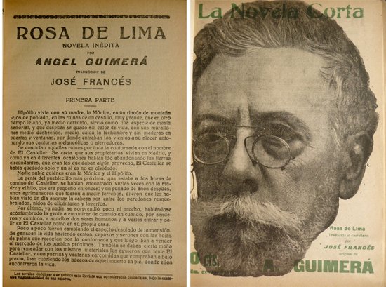 Rosa de Lima. Novela. Traducción de José Francés.