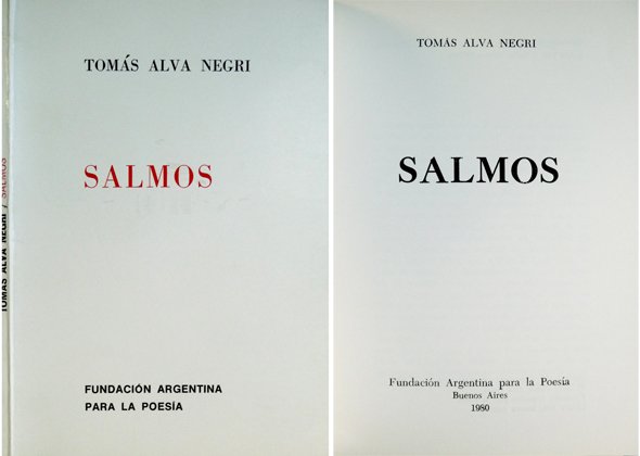Salmos. Prefacio de Roy Bartholomew.
