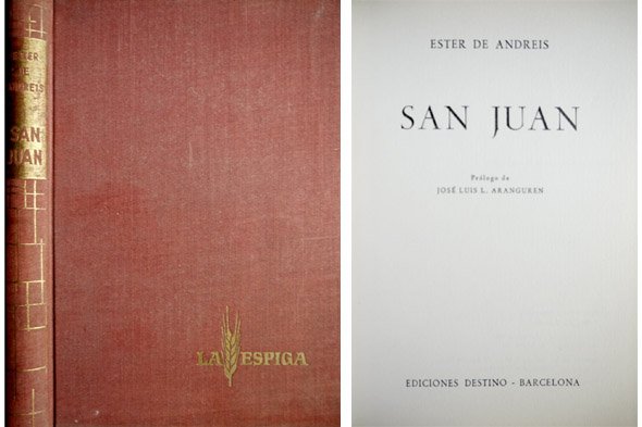 San Juan (Bautista). Prólogo de José Luis L. Aranguren.