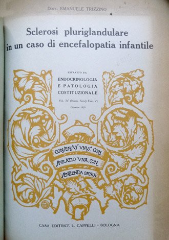 Sclerosi pluriglandulare in un caso di encefalopatia infantile.