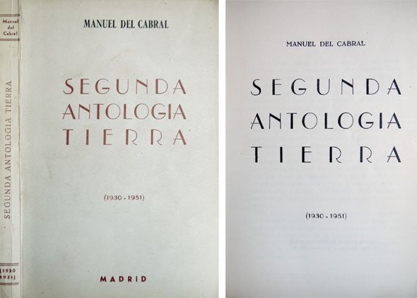 Segunda Antología Tierra (1930-1951).