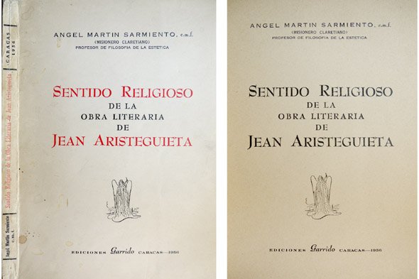 Sentido religioso de la obra literaria de Jean Aristeguieta.