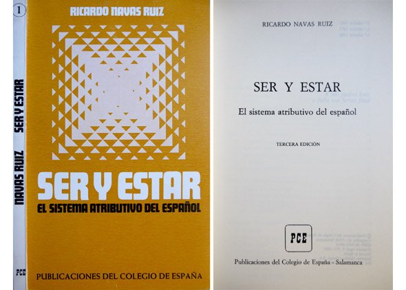 Ser y Estar. El sistema atributivo del español. | Immagine principale