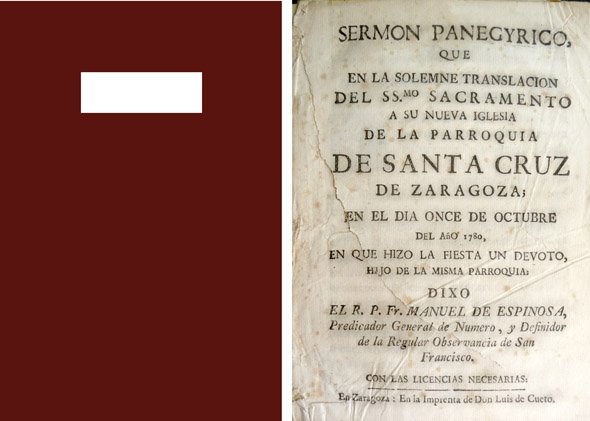 Sermon Panegyrico en la solemne translacion del Santisimo Sacramento a …