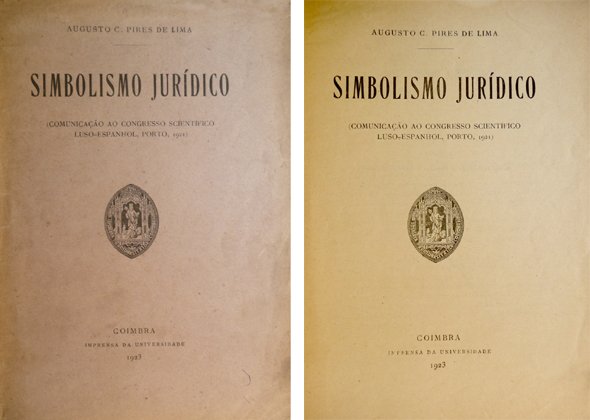 Simbolismo Jurídico. Comunicação ao Congresso Scientífico Luso-Espanhol, Porto 1921.