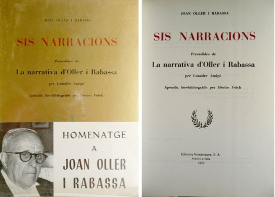 Sis narracions. Precedides de "La narrativa d'Oller i Rabassa" per …
