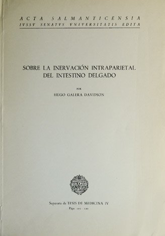 Sobre la inervación intraparietal del intestino delgado.