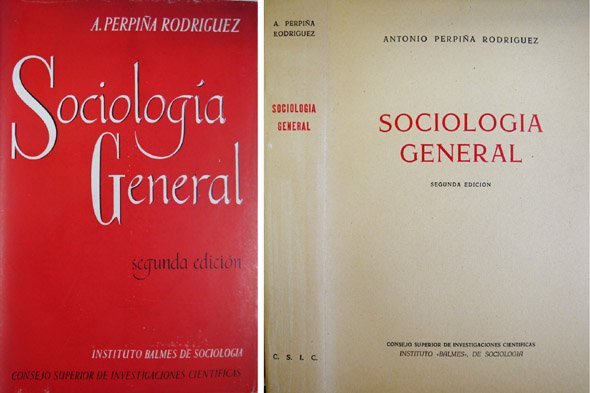 Sociología General.