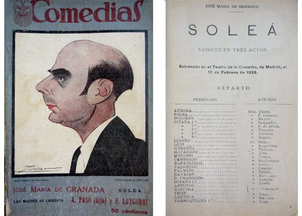 Soleá. Sainete en tres actos. (Junto con:) Las mujeres de …