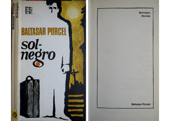 Solnegro. Novela. Traducción de Nuria Clara.