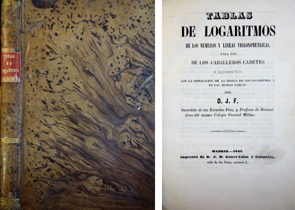 Tablas de los Logaritmos de los números y lineas trigonométricas …