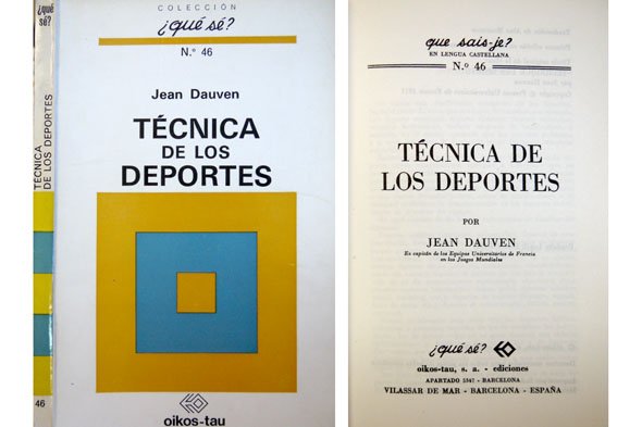 Técnica de los Deportes. Traducción de Aina Montaner.