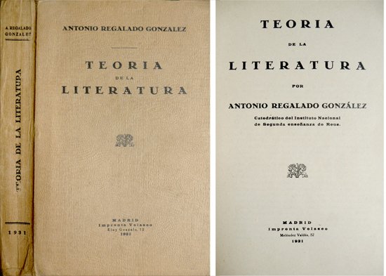 Teoría de la Literatura.