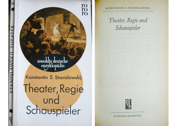Theater, Regie und Schauspieler.