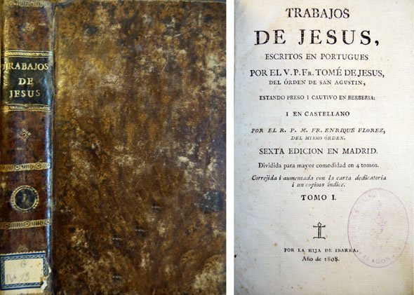 Trabajos de Jesus escritos en portugués por ., estando preso …