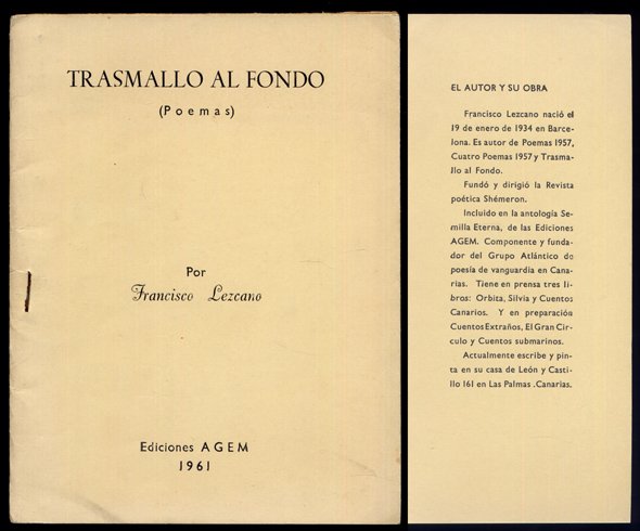 Trasmallo al fondo. Poemas.