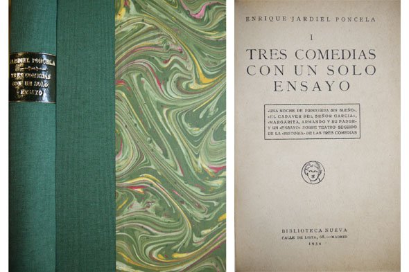 Tres Comedias con un solo Ensayo. [Una noche de primavera …