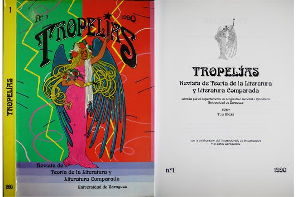 Tropelías. Revista de Teoría de la Literatura y Literatura Comparada. …