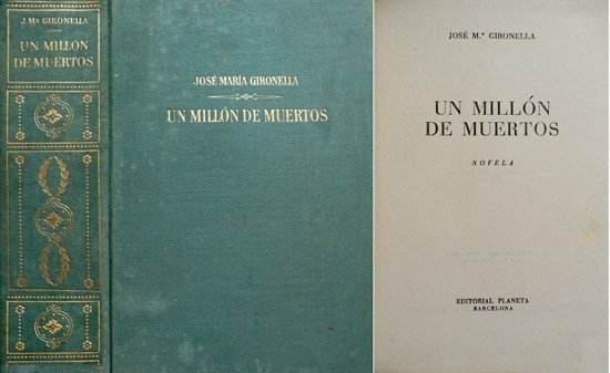 Un millón de muertos. Novela.