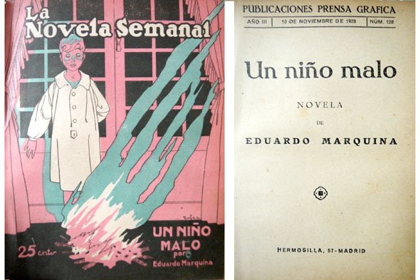 Un niño malo. Novela.