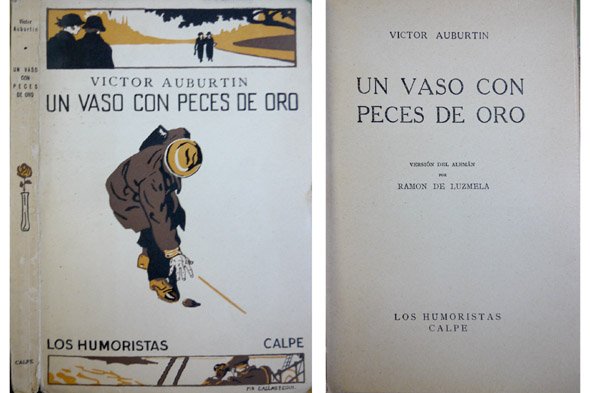 Un vaso con peces de oro. [Ein Glas mit Goldfischen]. …