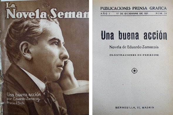 Una buena acción. Novela.