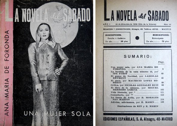Una mujer sola. Novela.