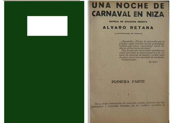 Una noche de carnaval en Niza. Novela de apaches.