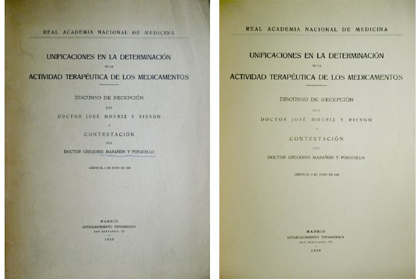 Unificaciones en la determinación de la actividad terapeútica de los …