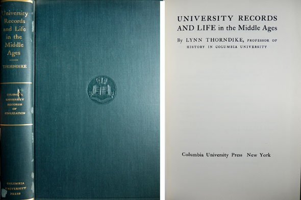 University Records and Life in the Middle Ages.