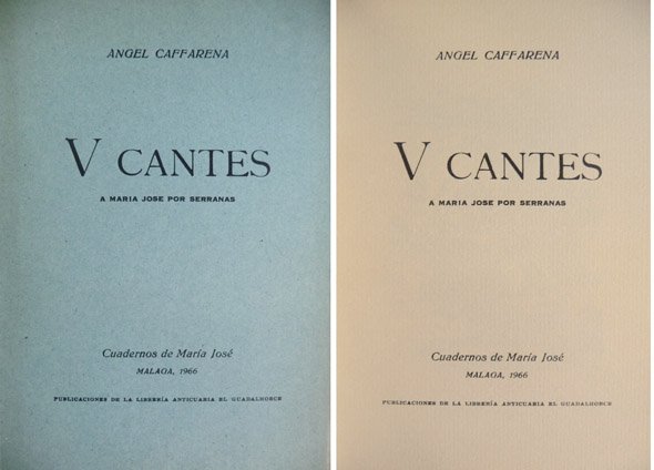 V Cantes. A María José por serranas.