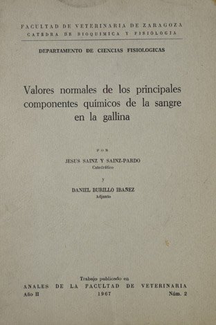 Valores normales de los principales componentes químicos de la sangre …