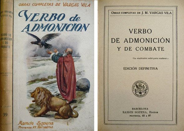 Verbo de admonición y de combate. Edición definitiva.