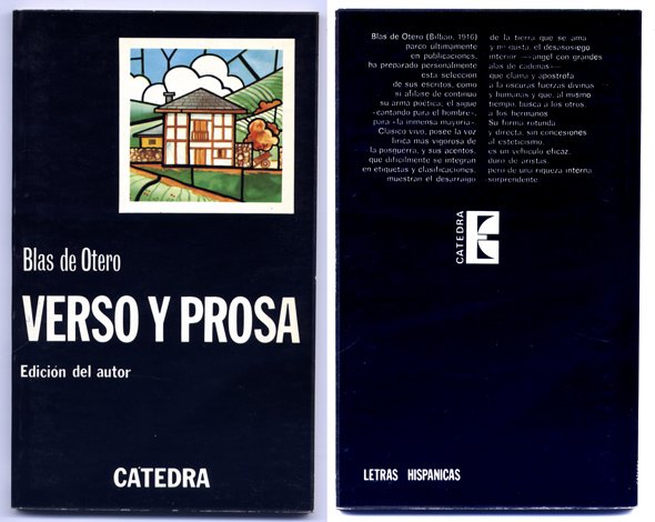 Verso y prosa. Edición del autor.