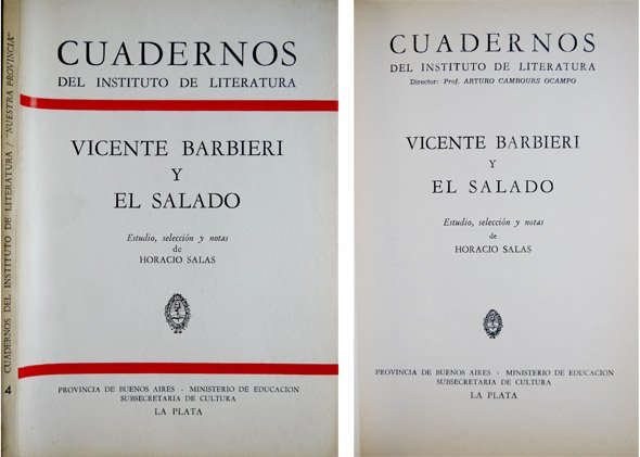 Vicente Barbieri y El Salado. Estudio, selección y notas de …