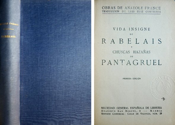 Vida insigne de Rabelais y chuscas hazañas de Pantagruel. Traducción … | Immagine principale