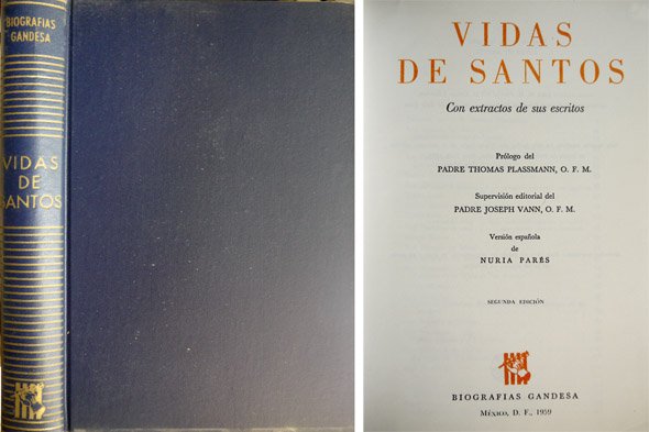 Vidas de Santos, con extractos de sus escritos. Prólogo del …