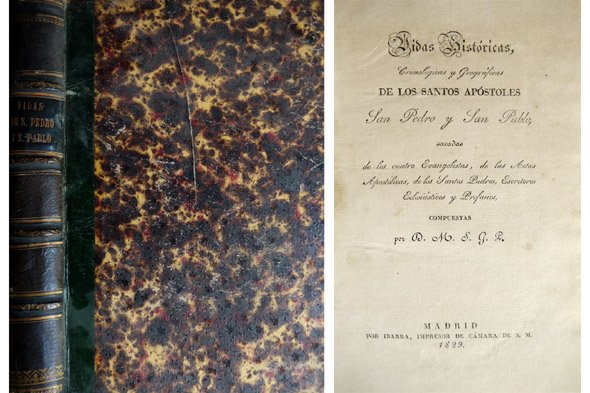 Vidas Históricas, Cronológicas y Geográficas de los Santos Apóstoles San …