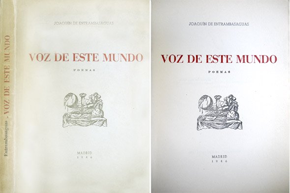 Voz de este mundo. Poemas.