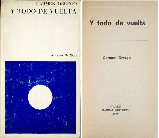Y todo de vuelta. Poemas.