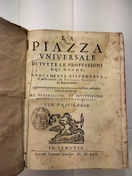 La Piazza Universale di Tutte le Professioni del Mondo, Nuovamente …