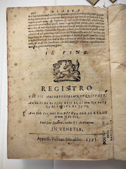 La Piazza Universale di Tutte le Professioni del Mondo, Nuovamente …