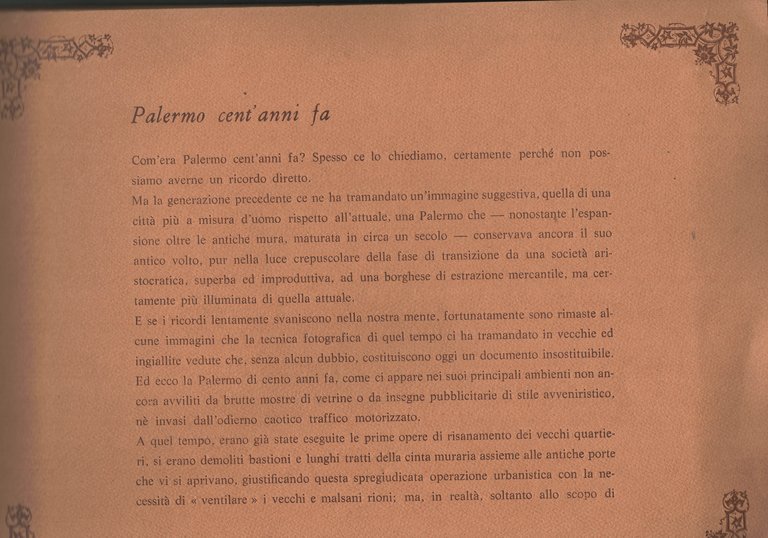 Palermo cent'anni fa'.Attraverso le fotografie.