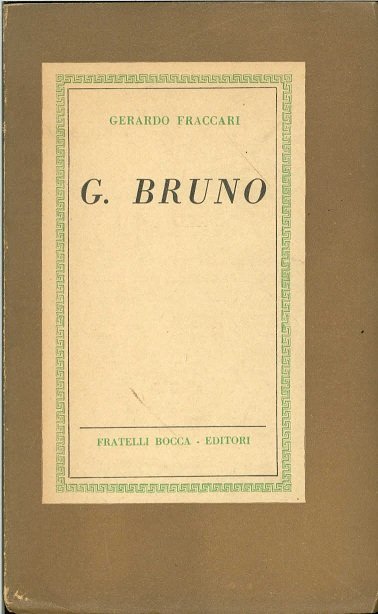 G. Bruno | Immagine principale